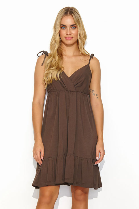 Robe de jour model 194338 Makadamia